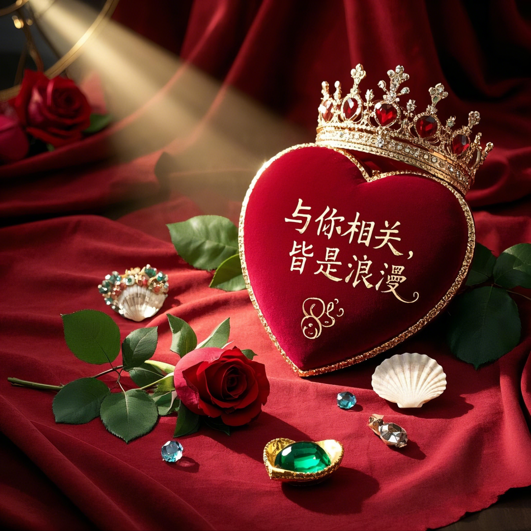 即梦AI【文字图片素材】| 用AI绘画表白!这些浪漫文字素材,让TA瞬间沦陷