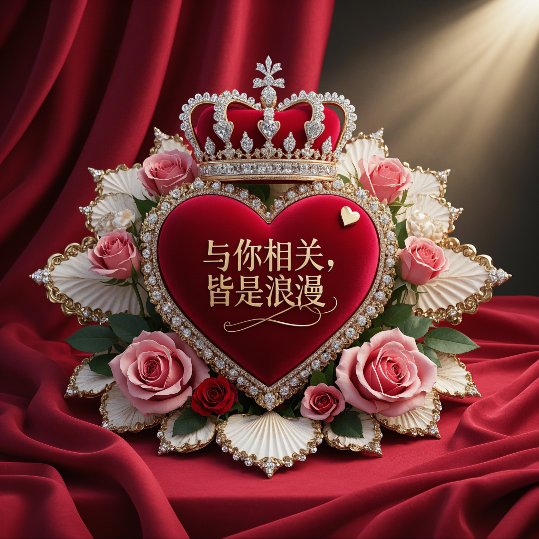 即梦AI【文字图片素材】| 用AI绘画表白!这些浪漫文字素材,让TA瞬间沦陷