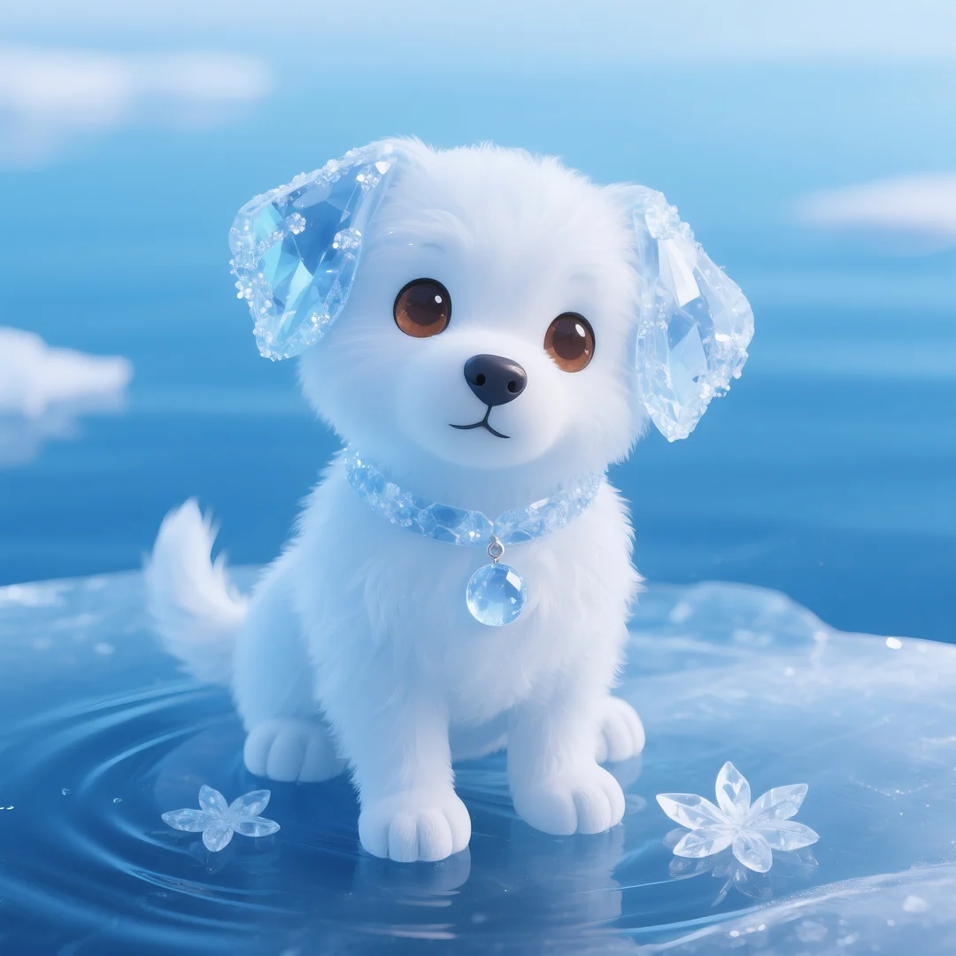 即梦AI 【动物】【十二生肖】| 炎炎夏日冰晶质感清凉版十二生肖头像,附提示词