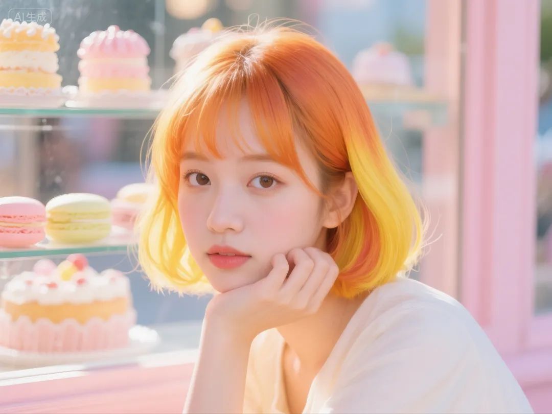 即梦AI画图教程:(九十一)炫彩发型