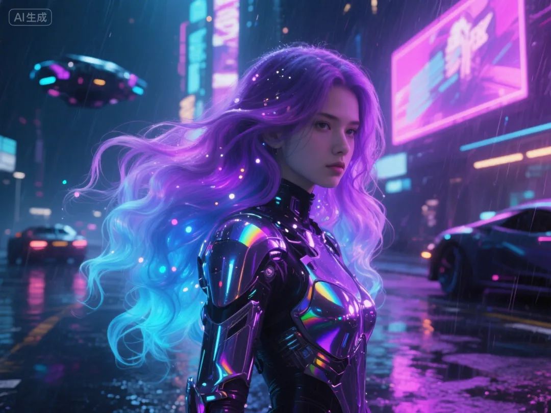 即梦AI画图教程：（九十一）炫彩发型