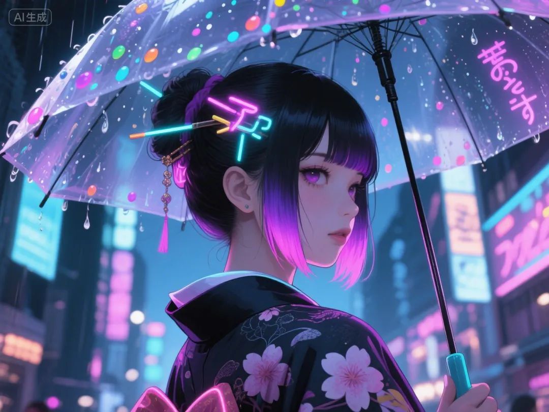 即梦AI画图教程：（九十一）炫彩发型